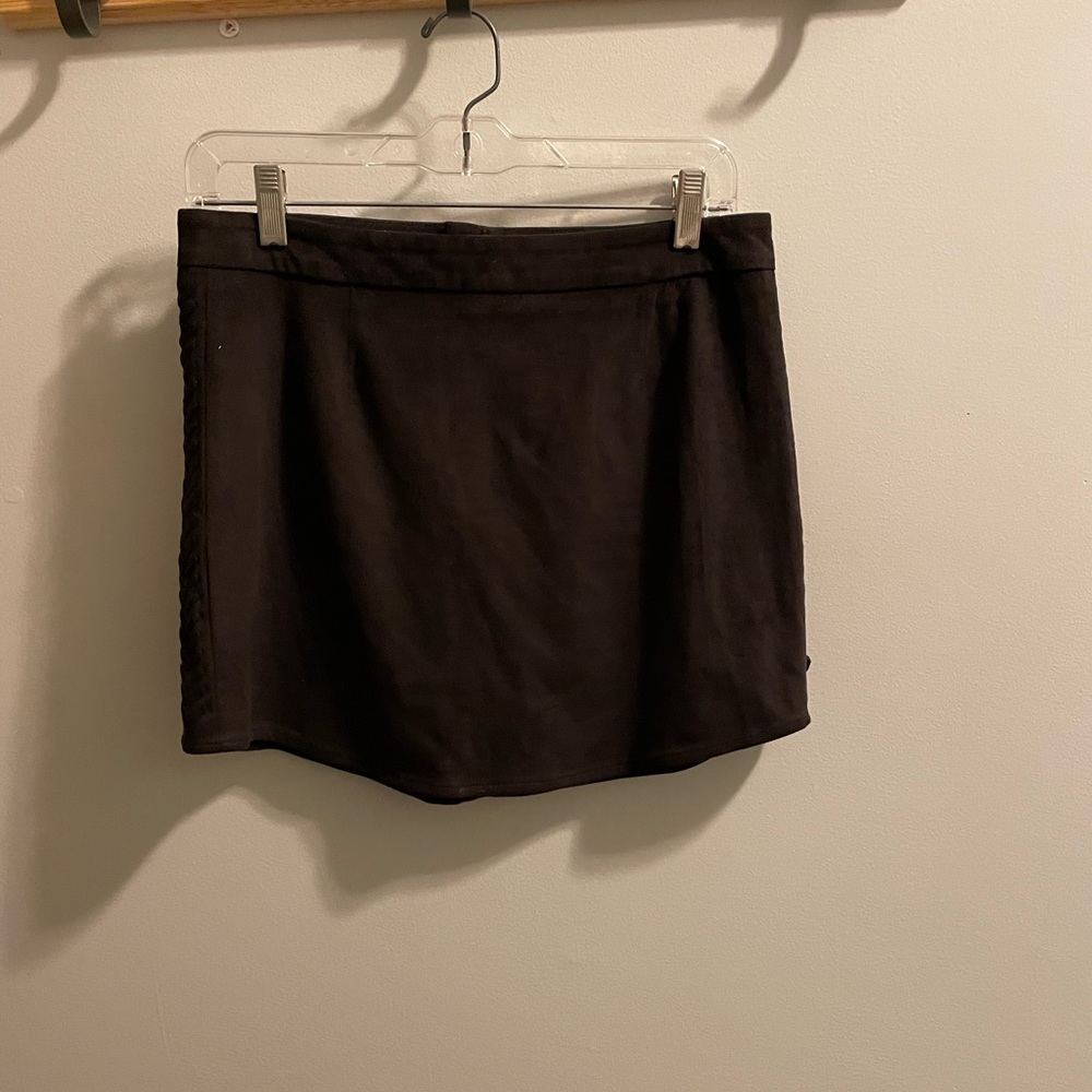 Kendall and Kylie suede mini skirt